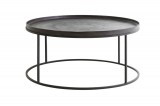 CAFE TABLE MATT BLACK METAL 90 - CAFE, SIDE TABLES